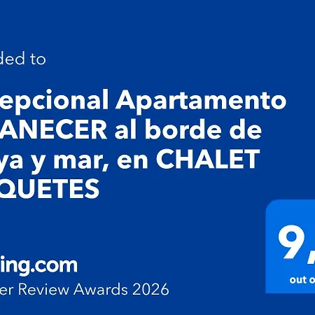 Excepcional Amanecer Al Borde De Playa Y Mar, En Roquetes Appartement