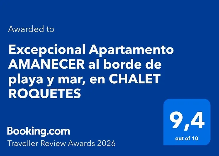 Excepcional Amanecer Al Borde De Playa Y Mar, En Roquetes Appartement