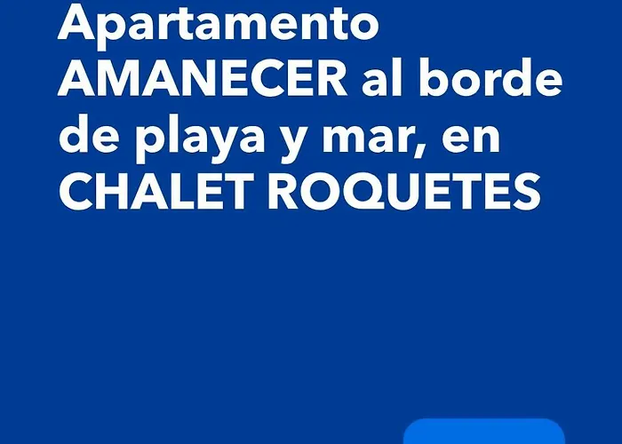 Appartement Excepcional Amanecer Al Borde De Playa Y Mar, En Roquetes Alicante